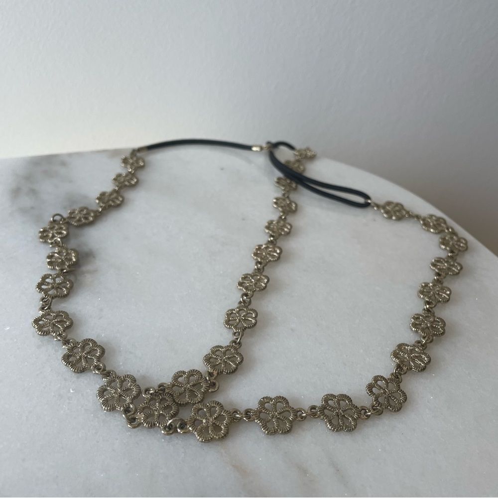 Faux gold hairpiece / headpiece
